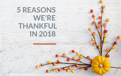 4 Reasons We’re Thankful in 2018