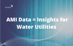 analysis of AMI data for water utilities
