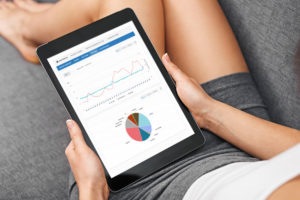 consumer engagement tablet view