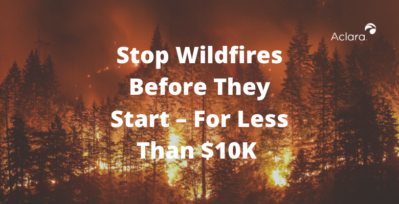 smart grid sensors to mitigate wildfires